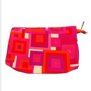 Clinique Geometric Patterned Cosmetic Bag New
